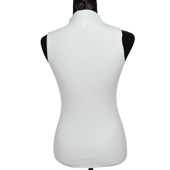 JW Style Sleeveless Mock Neck Ribbed Knit Tank, Lot of 3, Women Size S - Picture 3 of 12